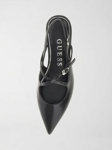 Sandali Elyze Logo FLJCSR LEA05 BLACK GUESS 