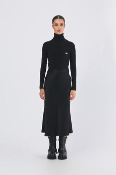 Abito AM06B56E2 di maglia AM06B56E2 110 NERO ELISABETTA FRANCHI