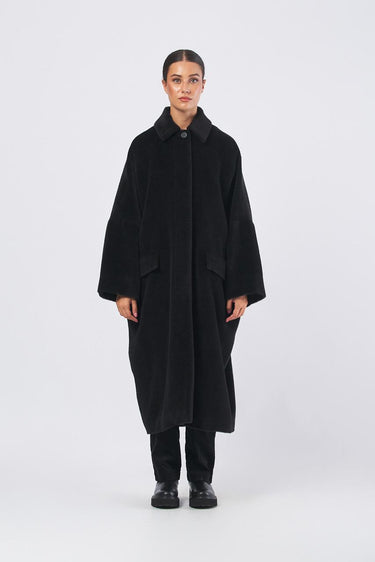 Cappotto ICAM 252301612 alpaca baby suri ICAM 252301612 003 NERO MARELLA