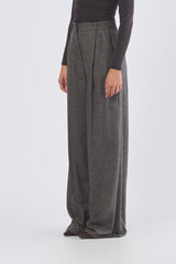 Pantalone ODILIA 252513610 flanella leggera misto lana ODILIA 252513610 007 NOCCIOLA EMME MARELLA 