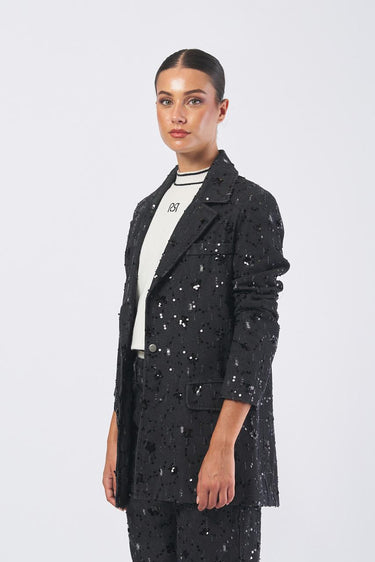 Giacca CFC0125247003 dritta CFC0125247003 B001 NERO RINASCIMENTO