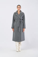 Cappotto TEMPERA 25250160826  orsetto lana/alpaca TEMPERA 25250160826 005 GRIGIO WEEKEND 