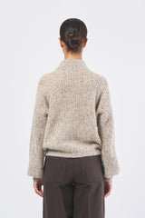 Maglia DELIA 25236633 fil. mohair alpaca bottonato DELIA 25236633 001 AVORIO MARELLA 