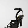 Sandali Donna Radela con Tacco in Pelle Nero FLJRAD LEA03 BLACK GUESS 
