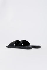 Sandalo tarisha FLJTAR LEA19 FLJTAR LEA19 BLACK/GOLD GUESS 
