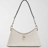 Borsa a tracolla Patsie con borchie HWZE99 19180 OFF WHITE GUESS 