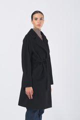 Cappotto CORTE 25250160626 drap di pura lana CORTE 25250160626 013 NERO WEEKEND 