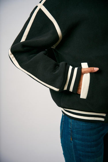 Bomber V5BL05 W0460 V5BL05 W0460 A996 JET BLACK GUESS ATHLEISURE DONNA