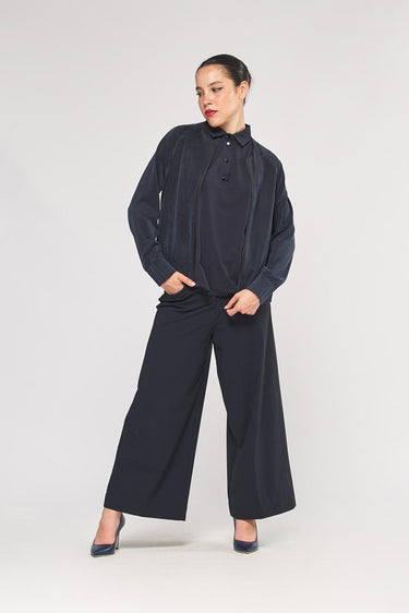 Maglia aperta con zip 25655