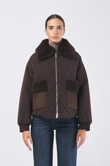 Imbottito SENIOR 252348602 tela tecnica antigoccia SENIOR 252348602 002 MARRONE MARELLA