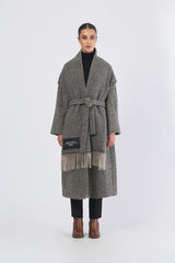 Cappotto ZENICA 25250160426  tweed lana/nylon ZENICA 25250160426 002 CHEVRON WEEKEND