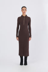 Abito EDDA 252362601 jersey cloquè EDDA 252362601 005 MARRONE MARELLA 