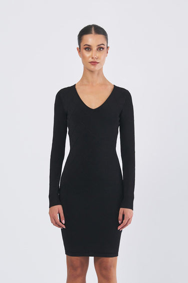 Abito miley 5YGK23 5036Z A996 JET BLACK GUESS BY MARCIANO