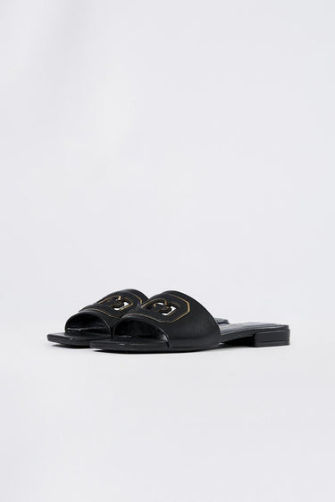Sandalo tarisha FLJTAR LEA19 FLJTAR LEA19 BLACK/GOLD GUESS 