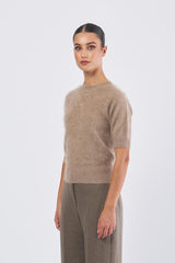 T-shirt MT3894900356 pelosetto in cashmere MT3894900356 055 FANGO SEVENTY