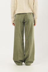 Jeans W5RA96 WFD53 palazzo W5RA96 WFD53 G831 LICHEN LEAF GREEN GUESS 