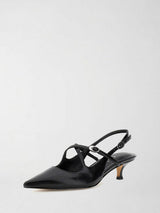 Sandali Elyze Logo FLJCSR LEA05 BLACK GUESS