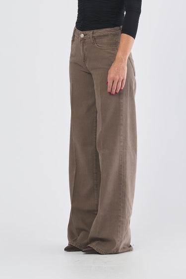 Jeans W5RA96 WFD53 palazzo W5RA96 WFD53 FN8J WASHED TAUPE MULTI GUESS