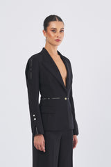 Giacca GI17156E2 GI17156E2 110 NERO ELISABETTA FRANCHI 