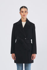 Cappotto ERSILIA 252301608 drap lana cachemire ERSILIA 252301608 003 NERO MARELLA