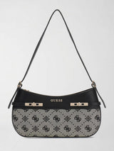 Tracolla Logo Melinda HWJP99 02170 BLACK LOGO GUESS 