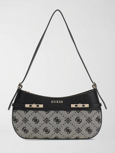 Tracolla Logo Melinda HWJP99 02170 BLACK LOGO GUESS 