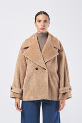 Giaccone EMILIA 252308609 spazzolino alpaca suri EMILIA 252308609 001 CAMMELLO MARELLA