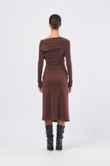 Abito AB82257E2 AB82257E2 EA3 COFFEE ELISABETTA FRANCHI