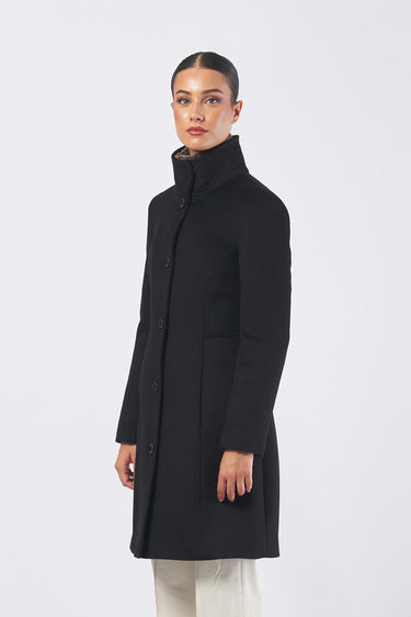 Cappotto LIZ 2521016013 drap lana LIZ 2521016013 010 NERO PENNY BLACK 