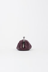 Pochette PRATI 25255162046 nappa lucida PRATI 25255162046 074 BURGUNDY WEEKEND 