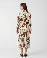 Vestito Midi con Stampa PBBBOARIO 2611221163 001 FONDO AVORIO PENNY BLACK 