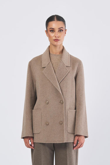 Cappotto CP0562150959 doppia lana CP0562150959 054 FANGO SEVENTY 