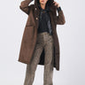 Cappotto CFC0122225003 con cappuccio CFC0122225003 B401 CIOCCOLATO RINASCIMENTO 