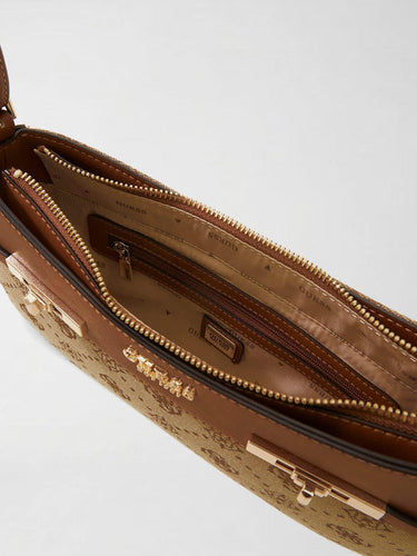 Borsa melinda HWJP99 02170 LATTE LOGO GUESS 