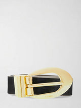 Cintura Donna con Fibbia Logata Nero Fantasia BW9358 P6225 BLACK MULTI GUESS 