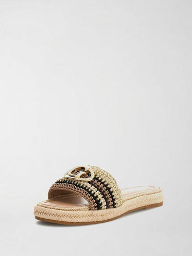 Sandali con logo Kaylis FLJKLI FAB03 BLACK GUESS 