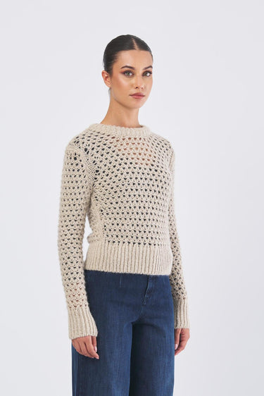 Maglia METWORK manica lunga METWORK 0642 CREMA NENETTE