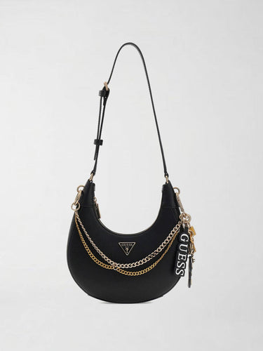 Borsa a spalla Davina HWBG98 99180 BLACK GUESS 