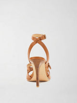 Sandali Donna Radela con Tacco in Pelle Marrone FLJRAD LEA03 BROWN GUESS 