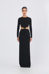 Abito AM24S56E2 di maglia AM24S56E2 110 NERO ELISABETTA FRANCHI 