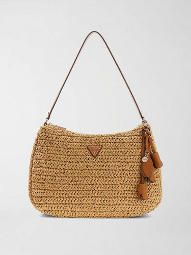 Borsa a Spalla Ofelia Hobo Naturale HWWG99 23010 NATURAL/COGNAC GUESS