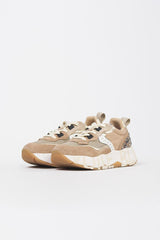 Sneaker 2017475-31 club105 2017475-31 4D29 LIGHT BROWN-BEIGE VOILE BLANCHE 