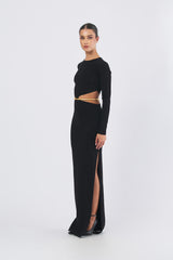 Abito AM24S56E2 di maglia AM24S56E2 110 NERO ELISABETTA FRANCHI 
