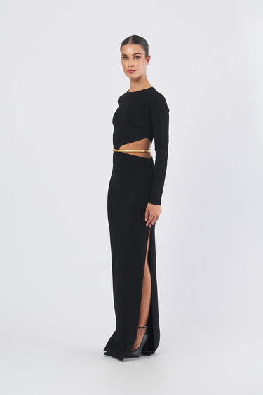 Abito AM24S56E2 di maglia AM24S56E2 110 NERO ELISABETTA FRANCHI 