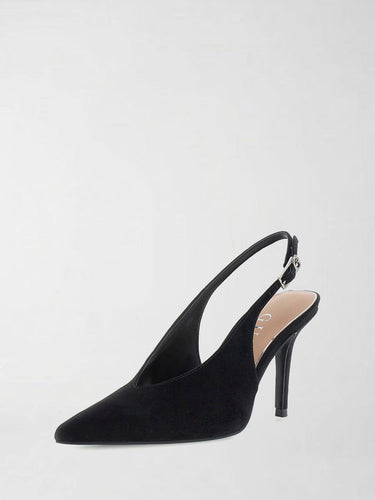 Décolleté Primo con tacco in pelle FLPPRI SUE05 BLACK GUESS 