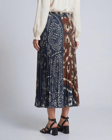Gonna in Twill Stampato WKDMILORD 26151010116 001 FOULARD PATCH WEEKEND 