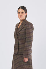 Blazer GERUSIA 25250460326 eff. shetland GERUSIA 25250460326 001 PIED DE POULE WEEKEND
