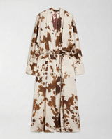Vestito Midi con Stampa PBBBOARIO 2611221163 001 FONDO AVORIO PENNY BLACK 