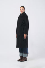 Cappotto ENGLISH 252301614 beaver pure lana vergine ENGLISH 252301614 006 NERO MARELLA 