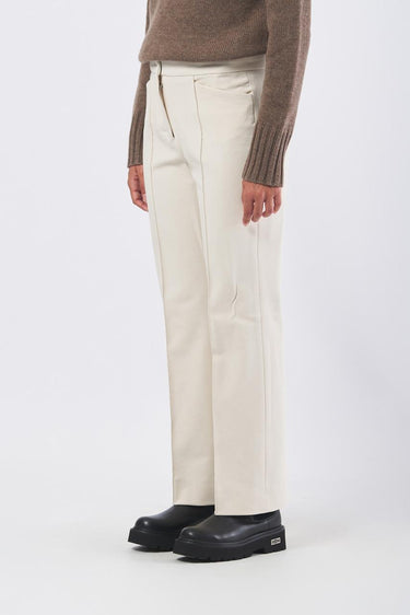 Pantalone ZAFFIRO 25291360716  cover co/pa bielastico ZAFFIRO 25291360716 052 IVORY MAX MARA